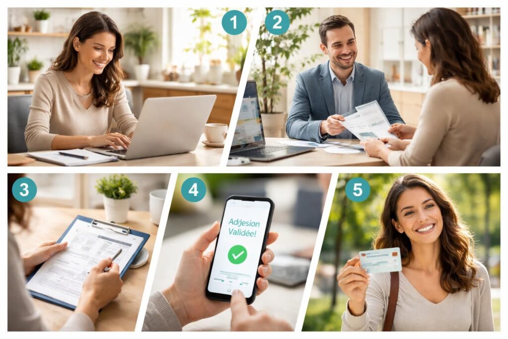 découvrez les 5 étapes essentielles pour réussir votre adhésion à une mutuelle santé et bénéficiez d'une couverture adaptée à vos besoins.