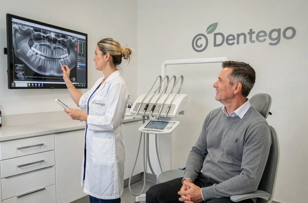 Consultation dentaire avec analyse de radiographie au Centre Dentaire et Médical de Hautepierre Dentego à Strasbourg