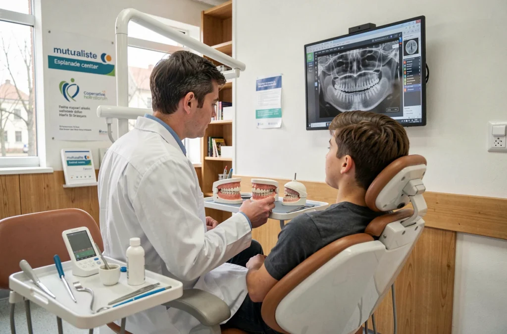 Consultation orthodontique au Centre médical, dentaire et d'orthodontie mutualiste de l'Esplanade à Strasbourg