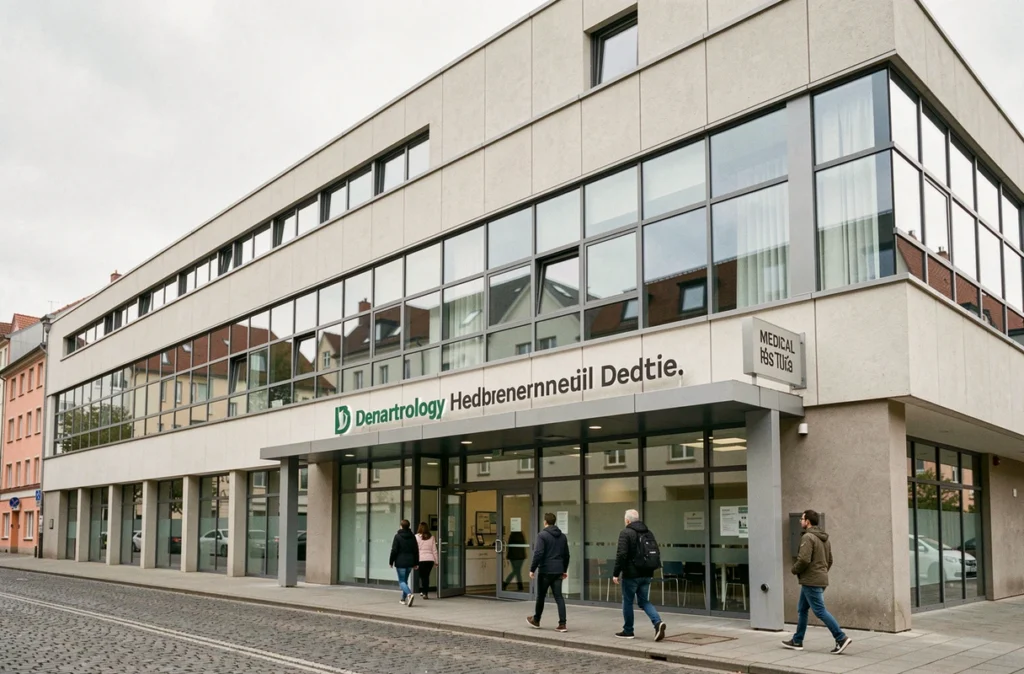 Façade moderne du Centre Médical et Dentaire MGEN proposant des consultations de dermatologie à Strasbourg